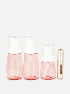 Primark Lot De 4 Flacons De Voyage Rose