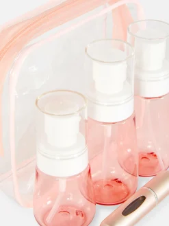 Primark Lot De 4 Flacons De Voyage Rose