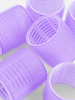 New Primark Lot De 8 Grands Bigoudis à Cheveux Multicolore