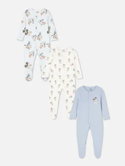 Online Primark Lot De 3 Grenouillères Disney Mickey Mouse Et Ses Amis Bleu