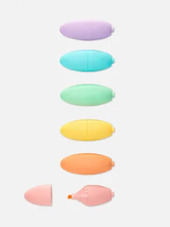 Outlet Primark Lot De 6 Mini Surligneurs Multicolore
