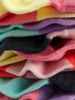 Sale Primark Lot De 7 Paires De Chaussettes Pour Baskets Color Block Multicolore