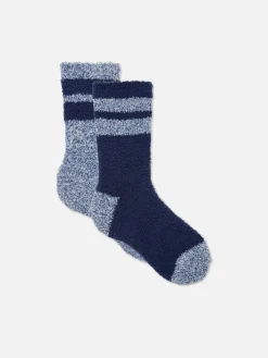 Best Primark Lot De 2 Paires De Chaussettes Confortables Bleu marine