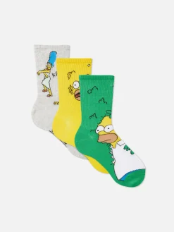 Discount Primark Lot De 3 Paires De Chaussettes Les Simpson Multicolore