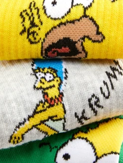 Discount Primark Lot De 3 Paires De Chaussettes Les Simpson Multicolore