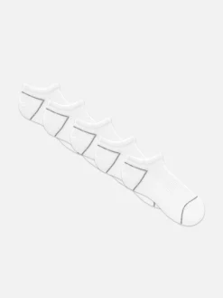 Outlet Primark Lot De 5 Paires De Chaussettes En Tissu-éponge Blanc