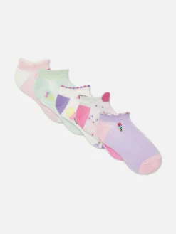 Online Primark Lot De 5 Paires De Socquettes à Imprimé Crème Glacée Multicolore