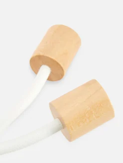 Discount Primark Lot De 2 Porte-manteaux à Bouton En Bois Blanc