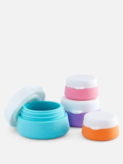 Discount Primark Lot De 4 Pots De Voyage En Silicone Multicolore