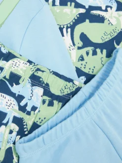 Discount Primark Lot De 2 Pyjamas à Manches Longues Et Motifs Variés Bleu