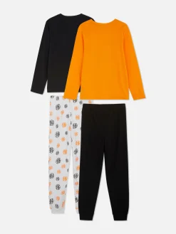 Sale Primark Lot De 2 Pyjamas à Manches Longues Dragon Ball Z Orange