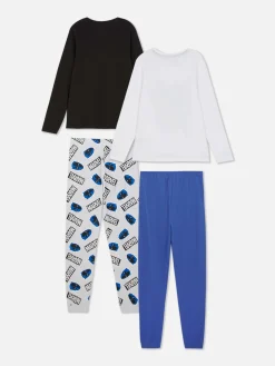 Best Primark Lot De 2 Pyjamas Longs Marvel Black Panther Bleu