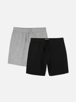 Primark Lot De 2 Shorts En Jersey Noir