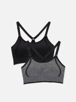 Sale Primark Lot De 2 Soutiens-gorge De Sport Dos Nageur Noir