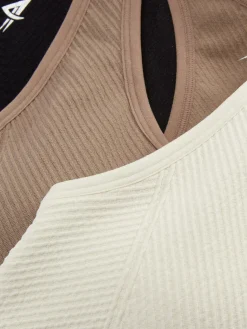 Clearance Primark Lot De 3 Soutiens-gorge De Sport Sans Coutures Grège