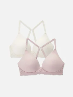 Best Primark Lot De 2 Soutiens-gorge D'intérieur Sans Armatures Rose