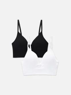 Online Primark Lot De 2 Soutiens-gorge Push-up Sans Coutures Noir