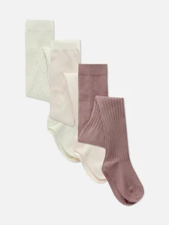Hot Primark Lot De 3 collants Côtelés Variés Rose