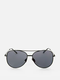 Outlet Primark Lunettes De Soleil Teintées à Monture Métallique Noir