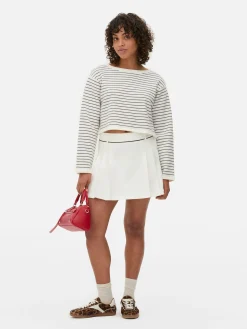 Primark Mini-jupe De Tennis Plissée Blanc