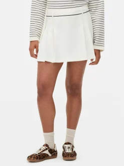 Primark Mini-jupe De Tennis Plissée Blanc