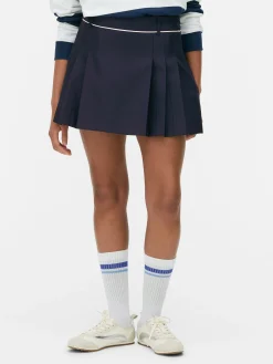Hot Primark Mini-jupe De Tennis Plissée Bleu marine