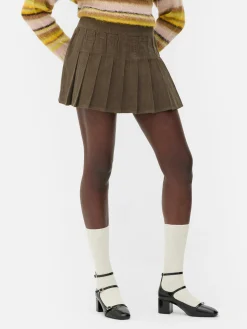 Primark Mini-jupe En Velours Côtelé Rita Ora Fauve