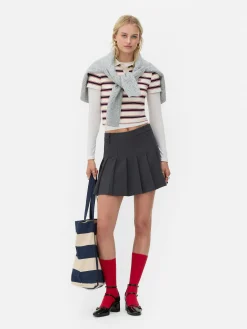 Clearance Primark Mini-jupe Plissée Rita Ora Gris