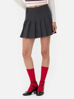 Clearance Primark Mini-jupe Plissée Rita Ora Gris