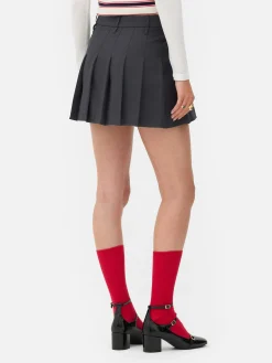 Clearance Primark Mini-jupe Plissée Rita Ora Gris