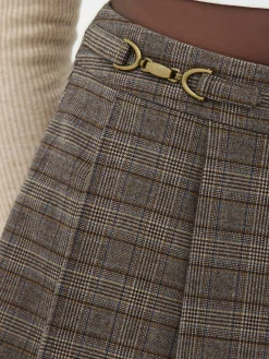 New Primark Mini-jupe-short à Carreaux Avec Mors Rita Ora Multicolore