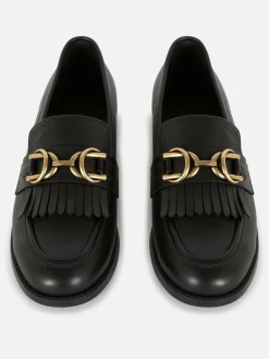 Clearance Primark Mocassins à Boucle Et à Franges Noir