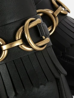 Clearance Primark Mocassins à Boucle Et à Franges Noir