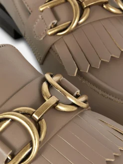 Discount Primark Mocassins à Boucle Et à Franges Taupe