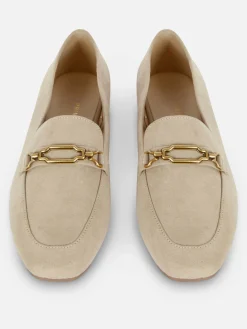 Primark Mocassins Avec Chaîne - Pointure Large Naturel