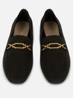 Primark Mocassins Avec Chaîne - Pointure Large Noir