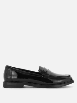 Online Primark Mocassins En Simili Cuir Noir