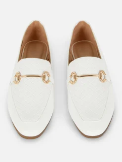 Best Primark Mocassins En Simili Cuir à Mors Blanc