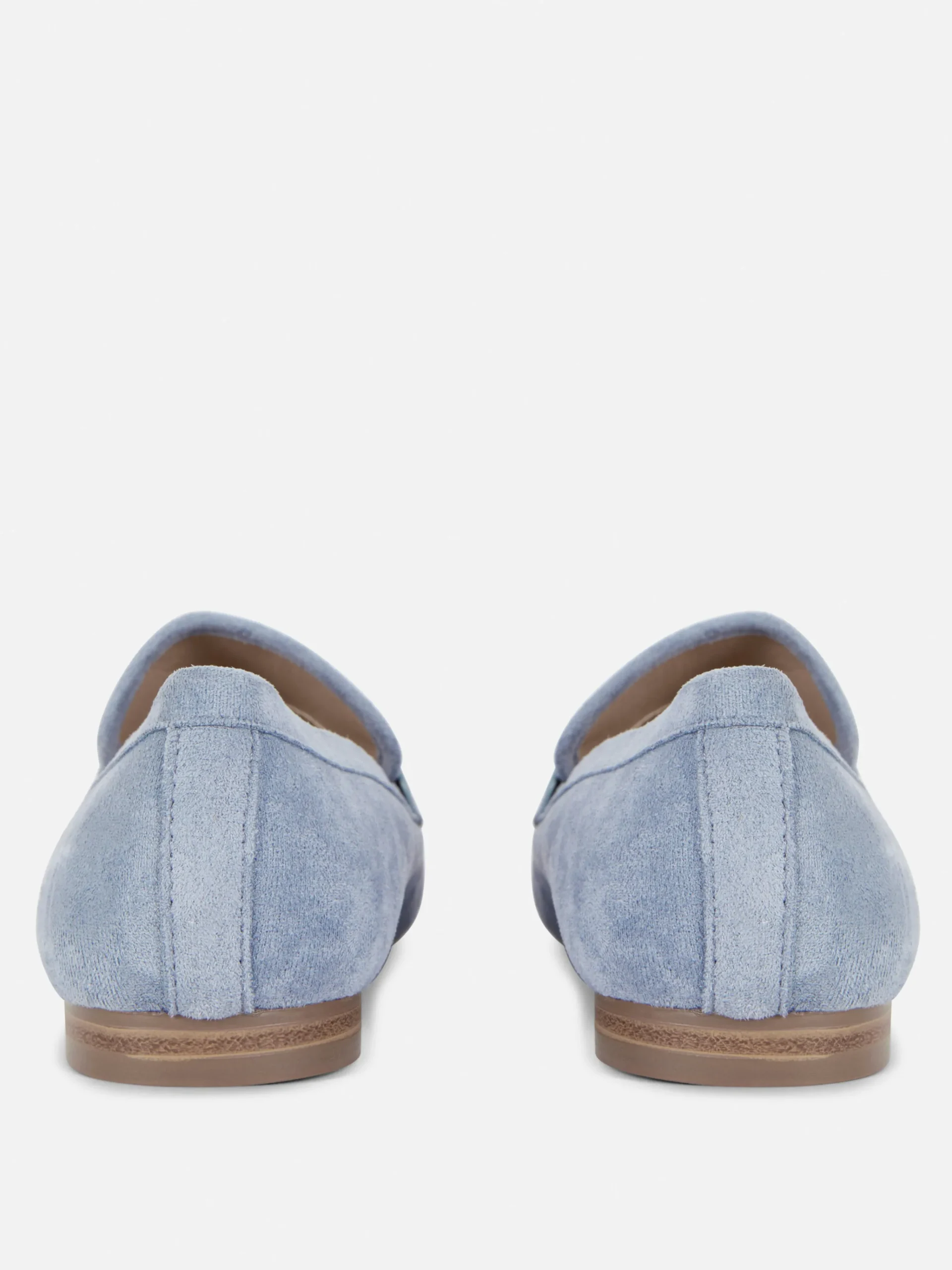 Outlet Primark Mocassins En Suédine Bleu