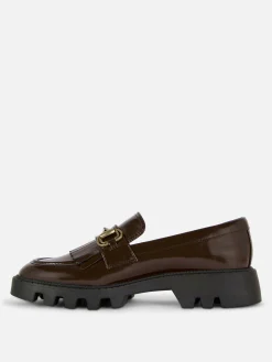 Outlet Primark Mocassins épais à Frange Rita Ora Marron