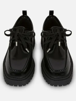 Hot Primark Mocassins épais à Lacets Rita Ora Noir