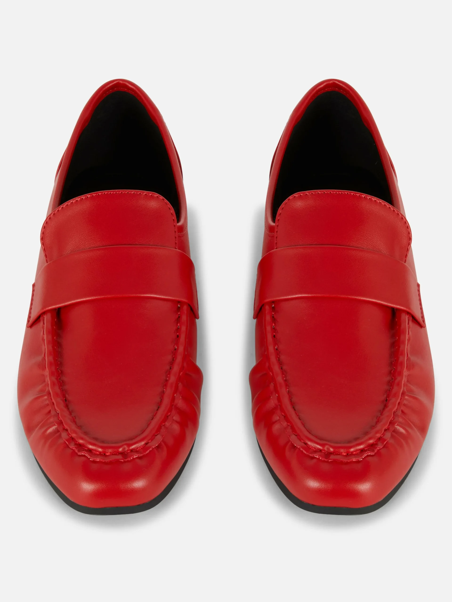 Hot Primark Mocassins Ruchés Rita Ora Rouge