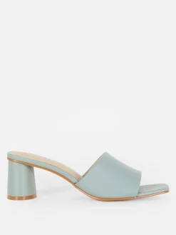 Discount Primark Mules à Talon Bloc Vert