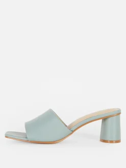 Discount Primark Mules à Talon Bloc Vert