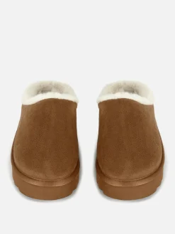 Online Primark Mules Doublées En Fausse Fourrure Marron