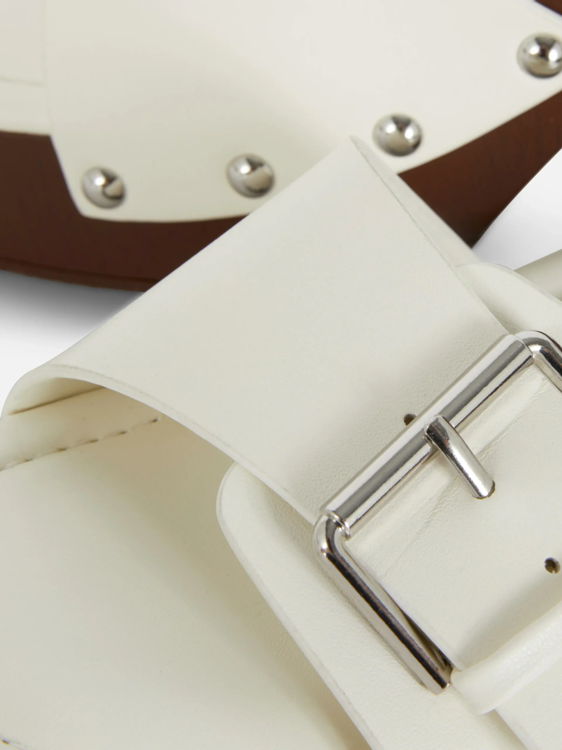 Discount Primark Mules Sabots à Talons épais Rita Ora Blanc