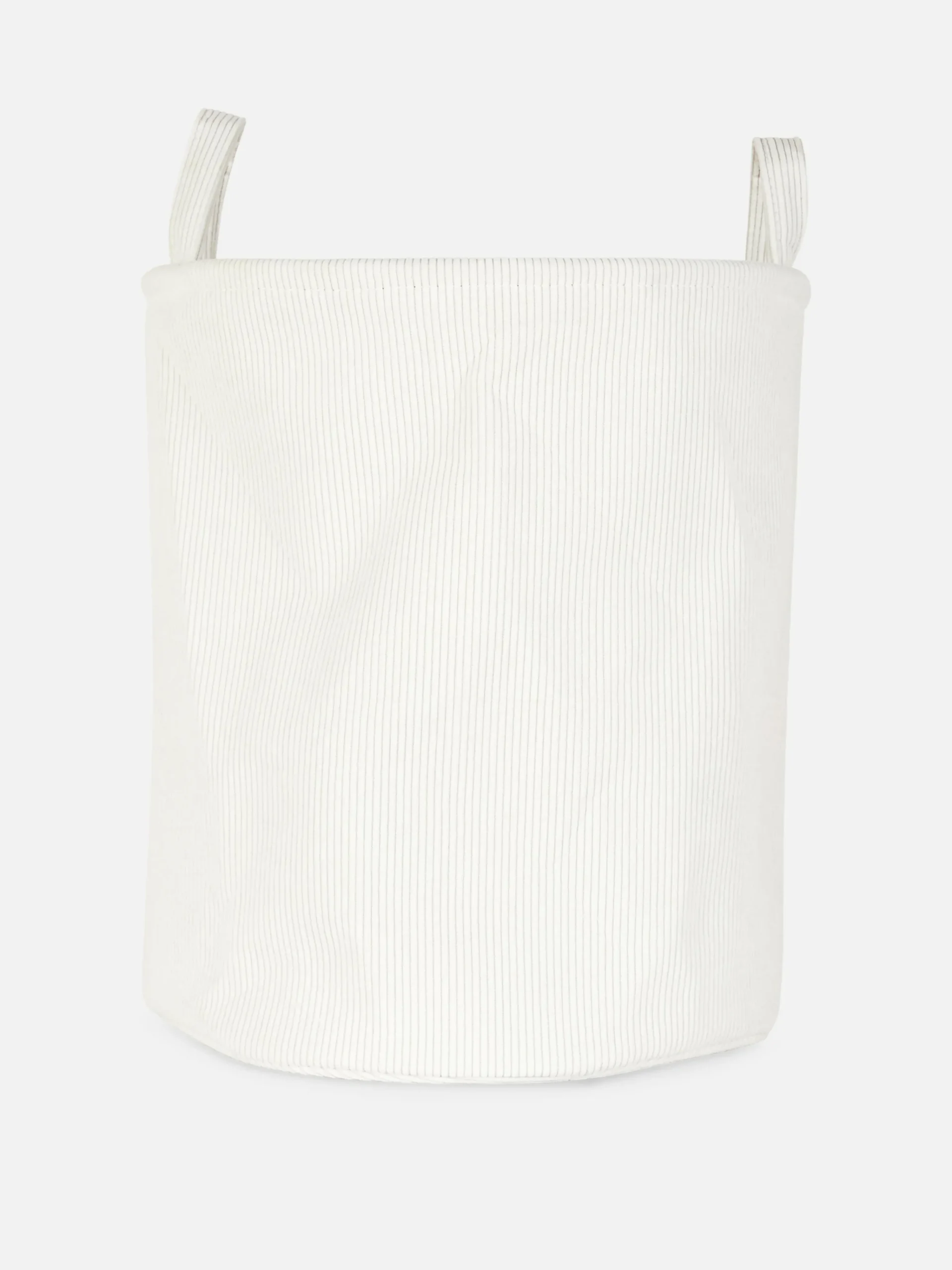 Best Primark Panier à Linge En Velours Côtelé Crème