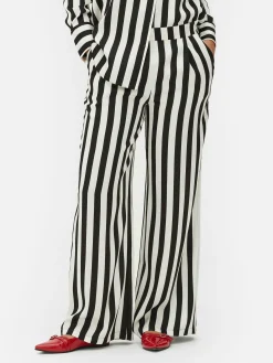 Sale Primark Pantalon à Rayures Beetlejuice X Colleen Atwood Noir/Blanc
