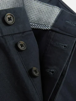 Sale Primark Pantalon Chino Stretch Coupe Slim Bleu marine