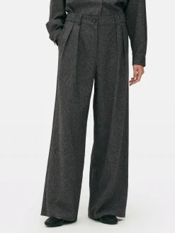 Sale Primark Pantalon Large Moucheté à Coordonner The Edit Gris